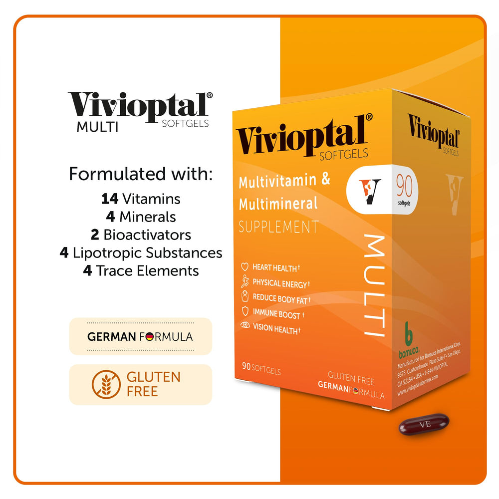 Vivioptal Multi retail shelf display highlights convenience.