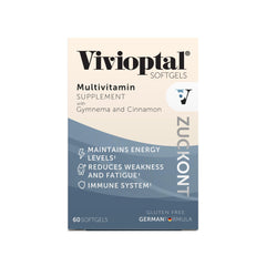 Vivioptal multivitamin softgels in protective blister pack.
