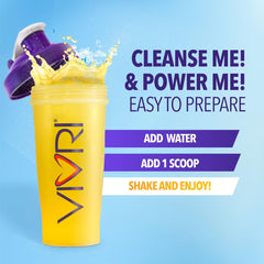 VIVRI Vegan-certified badge on packaging indicating plant-based protein.