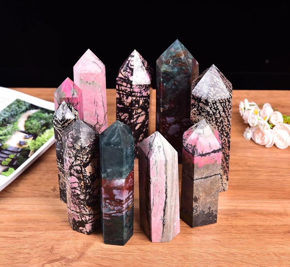 VIZYTOU Gift-ready Ocean Jasper wand is a thoughtful present for crystal lovers.
