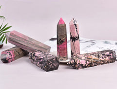 VIZYTOU Rhodonite gift packaging suggesting a thoughtful crystal surprise.