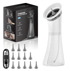 VLINGQI ear-wax remover with LED display for precise cleaning control.