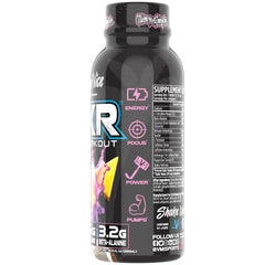 KXR ingredients panel emphasizing beta-alanine and hydration support.