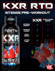 VMI Sports KXR Miami Vice bottle illustrating convenient single-serve energy