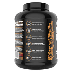 Shaker of Major Mass being poured into a glass for easy mix and texture