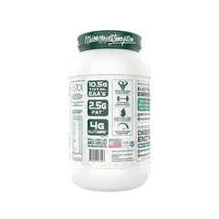 Close-up of Protolyte ingredients label with enzymes and natural flavors.