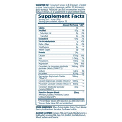ProtoLyte label displays 25 g protein per serving and 5.3 g BCAAs, nutrition details
