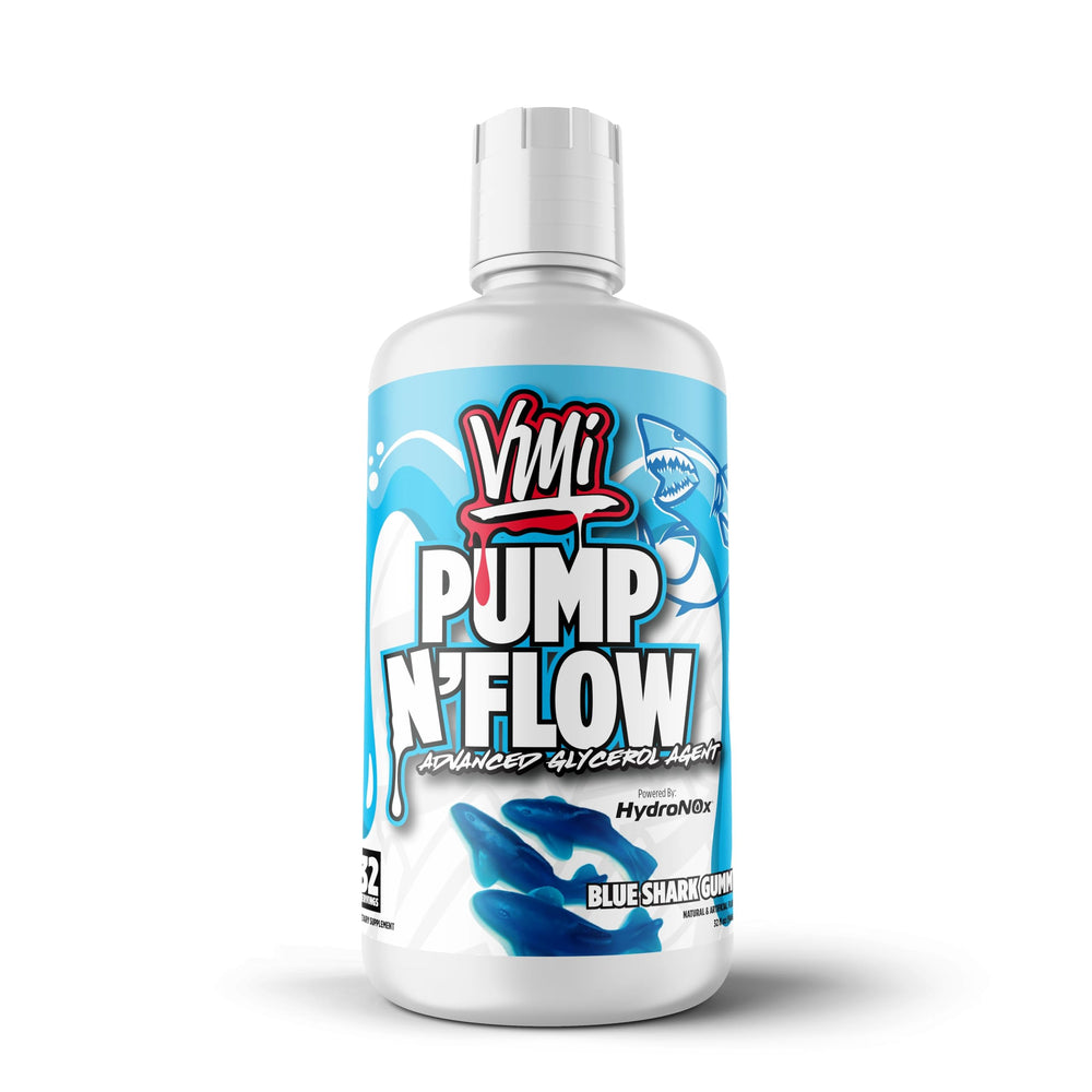 VMI Sports Pump N Flow bottle front view for clean pumps.