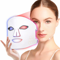 Vnvfd LED light therapy mask FM-01 for full-face wrinkles and acne.