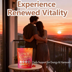 Voererh Spicy Gummy on shelf presents an accessible wellness option.