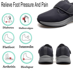 Vogana lightweight design diabetic shoes for easier daily walking.