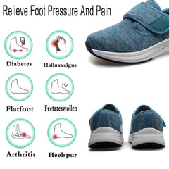 Vogana seamless upper design minimizes irritation for sensitive skin during long walks