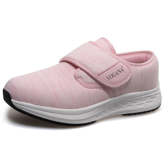 Vogana diabetic shoes for women, side view, lightweight comfort for swollen feet