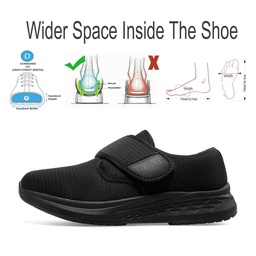 Vogona diabetic shoes for women, top view, comfortable everyday fit.