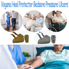 Vogona Fuzzy Heel Protector used on a wheelchair highlights mobility friendly support