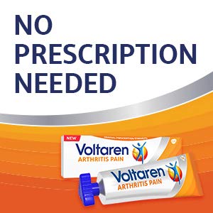 Voltaren Pain Gel Set 150 g tubes back view with labeling.