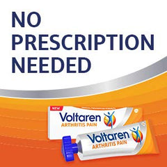 Voltaren Pain Gel Set 150 g tubes back view with labeling.