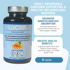 Vonacor LoCRP label close-up emphasizes purity and natural extraction methods.