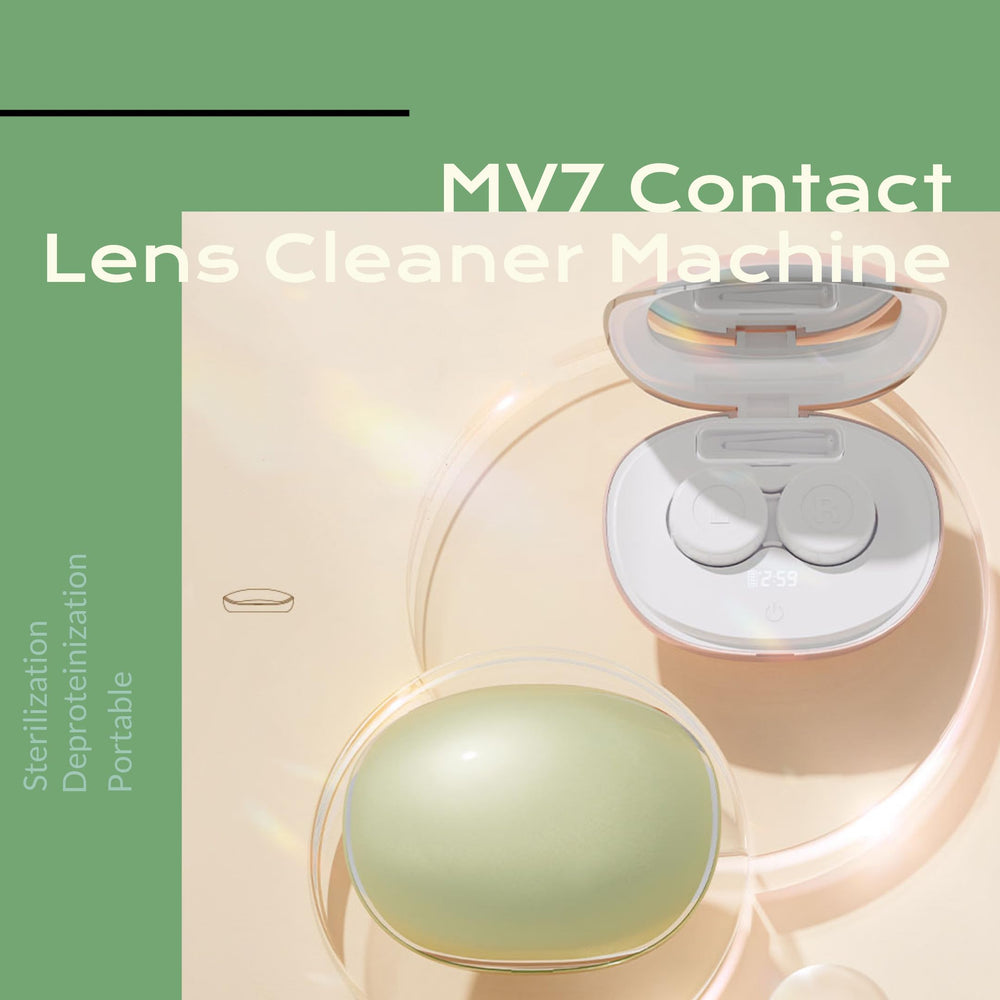 VORDRASSIL MV7 Rosy mirror included for quick cleaning checks.