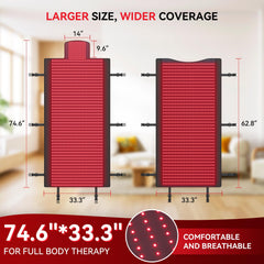 Vortro cocoon setup view highlighting immersive full‑body therapy at home