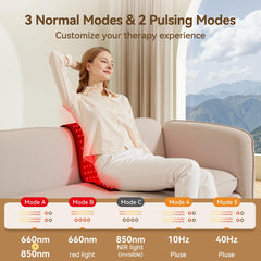 Vortro 3-in-1 bead layout combines red and near-infrared light