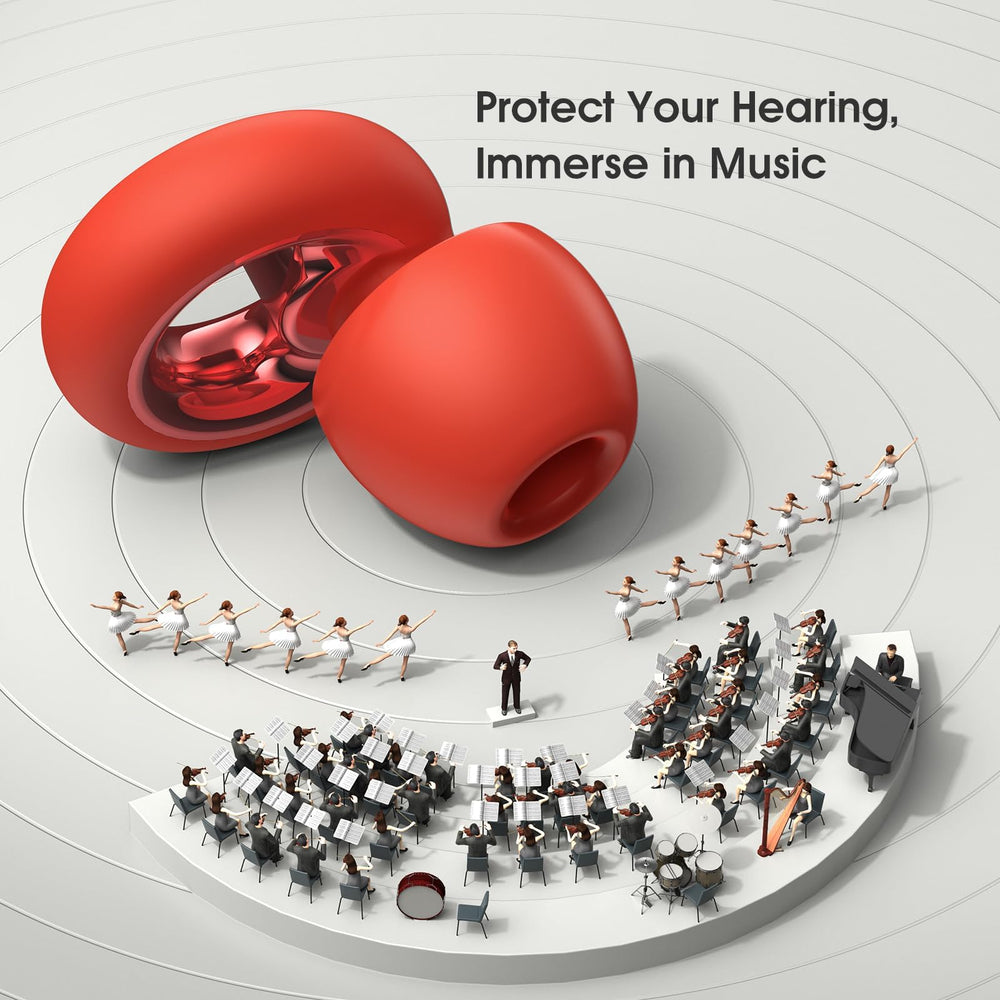 Vosaf ear plugs lightweight-design wear without pressure during events.