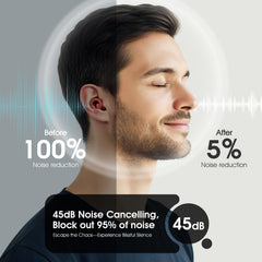 Vosaf ear plugs noise-cancelling-structure block disruptive sounds in busy environments.