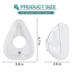 Vovoir AirFit F20 cushion face-fit provides snug coverage.