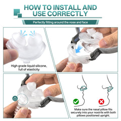 Vovoir replacement cushion offers easy snap-on installation for AirFit P10.