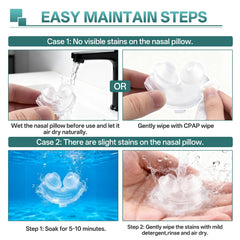 Vovoir AirFit P10 nasal pillow cushion supports comfortable breathing.