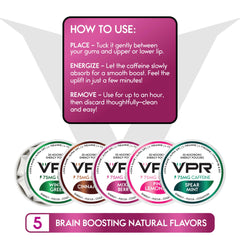VPR Energy on-the-go focus moments usage shot