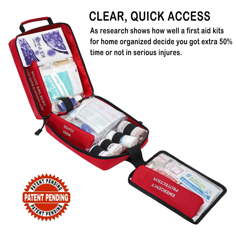 VRIEXSD divided compartments organize supplies for quick access.