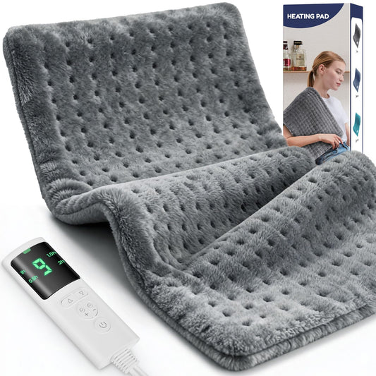 VSTKEN extra large heating pad fully covers back and shoulders for broad warmth and relief