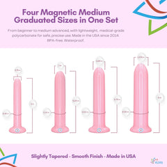 VuVa FDA registered vaginal dilators indicating trusted safety and quality