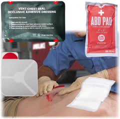 Vviitop Israeli bandage shown for versatile wound management