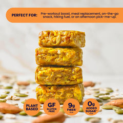 Vybe Savory Turmeric Ginger Bars snack-appeal for workouts and breaks.