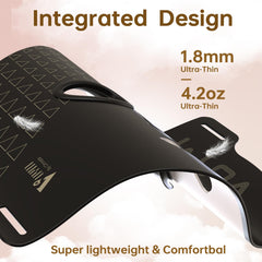 VYM red light face mask worn on face with soft straps