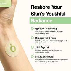 Vytadose Glow Patches on nails suggest healthier-looking nails.