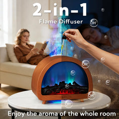 VZZNN diffuser remote control enables convenient light, mist, and timer adjustments