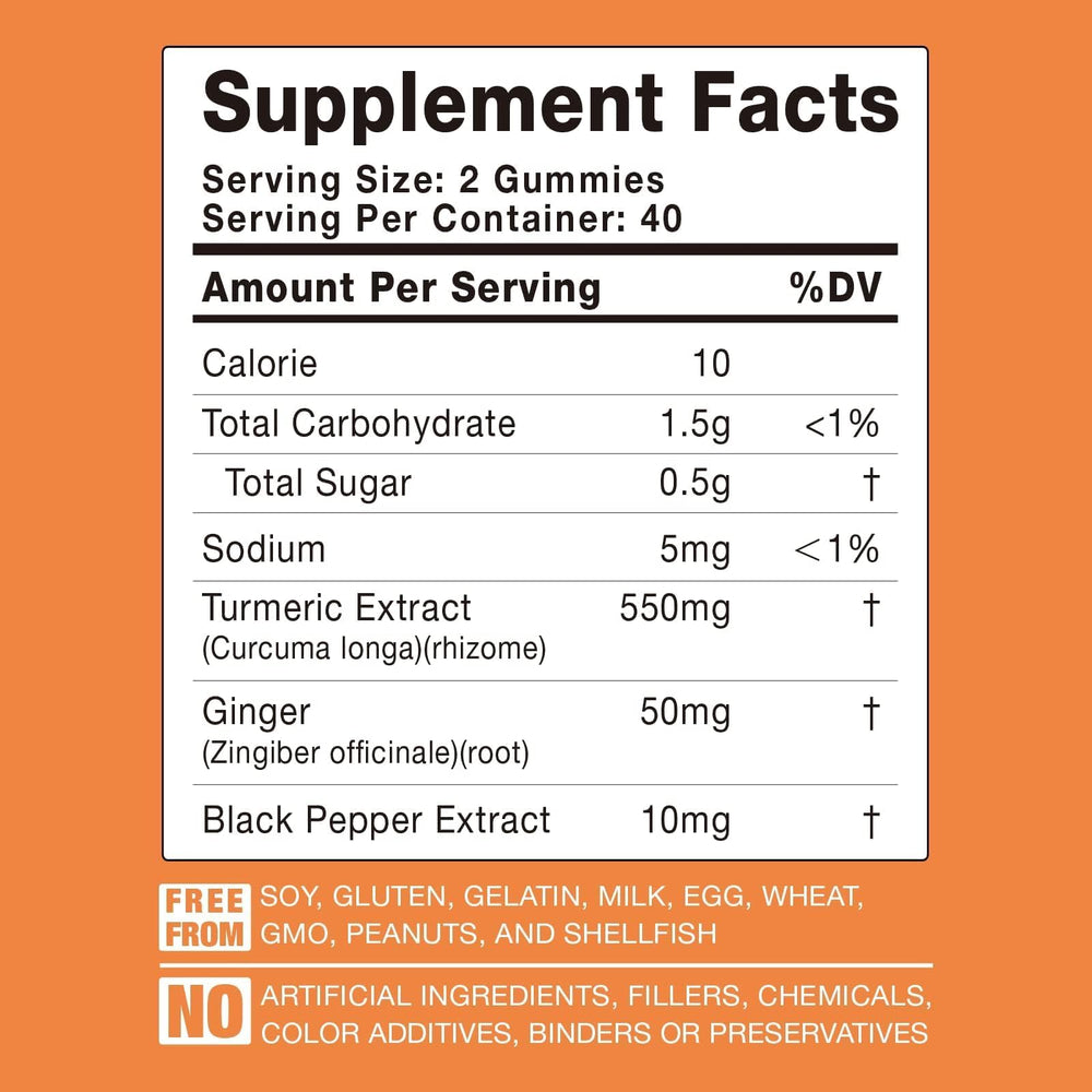 WACHRAY Turmeric Curcumin Gummies 3-pack display for family-friendly daily use.