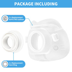 Wagleriz AirFit F40 cushion, easy cleaning to maintain hygiene.