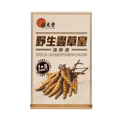 Wai Yuen Tong Wild Cordyceps Plus capsules close-up showing smooth, daily immune-friendly support
