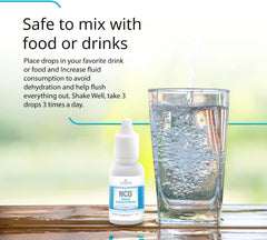 Waiora NCD liquid drops for easy daily supplementation.