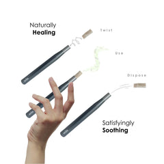 wāk Stick eco-friendly design highlights sustainable materials.