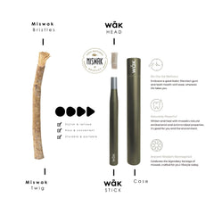 wāk STICK in a travel-friendly, compact design