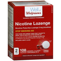 Walgreens nicotine lozenges 2 mg cherry, 108 count, curb cravings during quit attempts