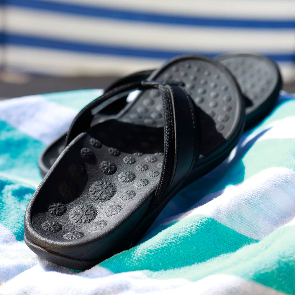 WalkFit Platinum wide strap helps maintain proper foot alignment.