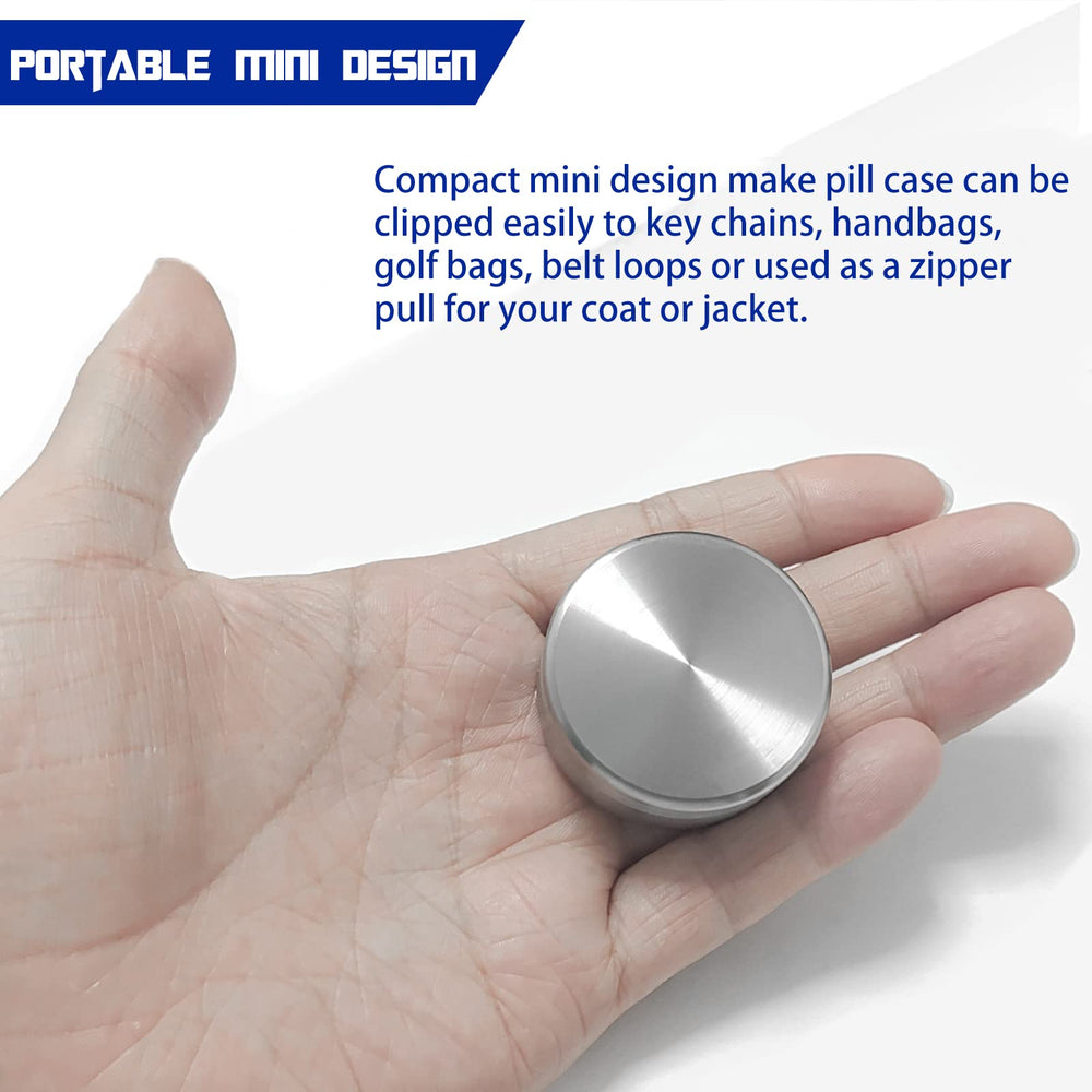 WANERSEN medical-grade titanium alloy box keeps small items safe.