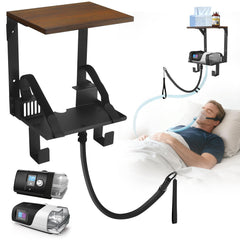 Wanyshapy CPAP shelf wall mount with secure-fit strap holds AirSense 10/11.
