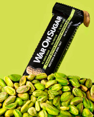 War on Sugar bar on desk for quick recharge.